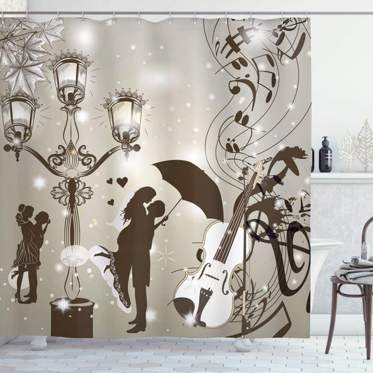 Rideau De Douche Ambiance Romantique