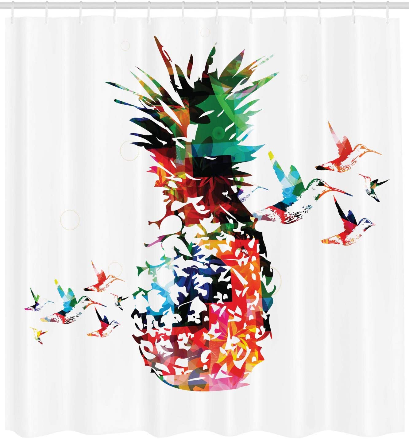 Rideau De Douche Ananas D'Art