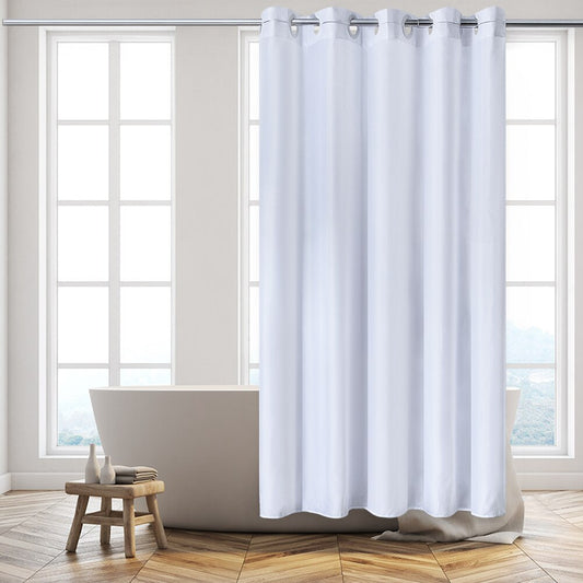 Rideau De Douche Blanc Solide