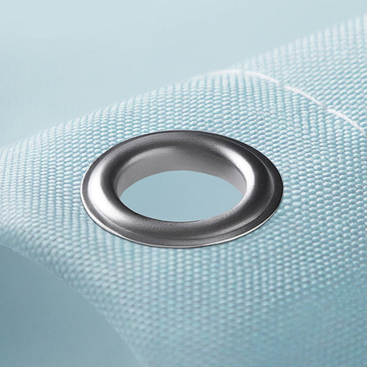 Rideau De Douche Bleu Et Triangle