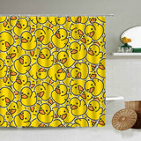Rideau De Douche Canard Jaune