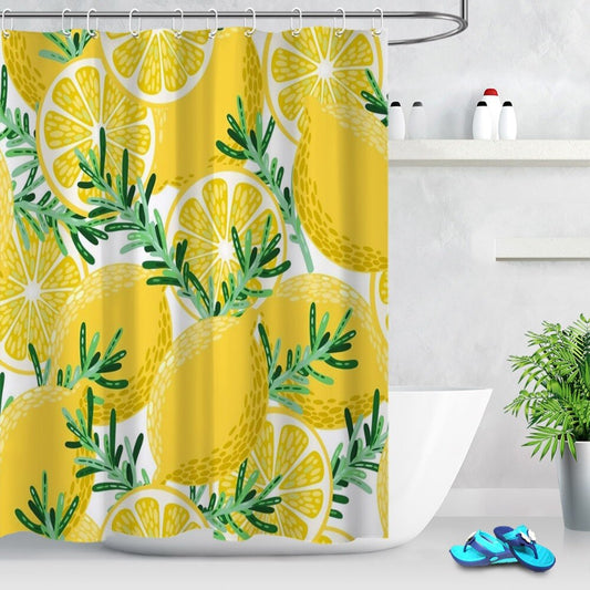 Rideau De Douche Citron