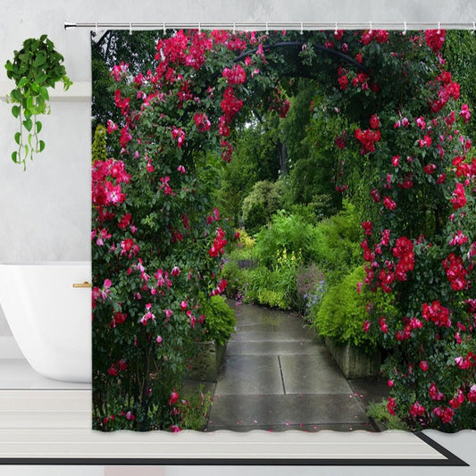 Rideau De Douche Fleurs