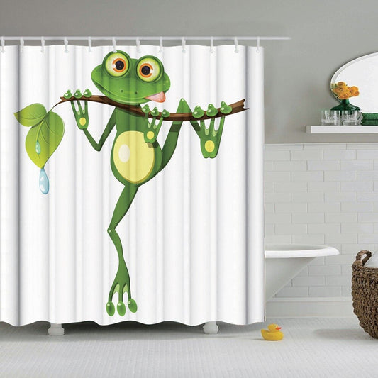 Rideau De Douche Grenouille Rigolote