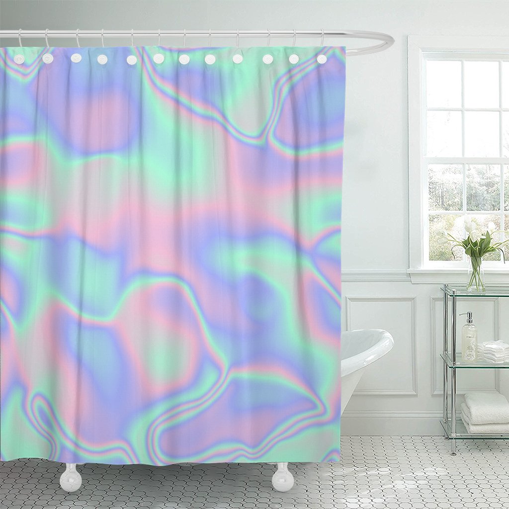 Rideau De Douche Irisé Arc-En-Ciel