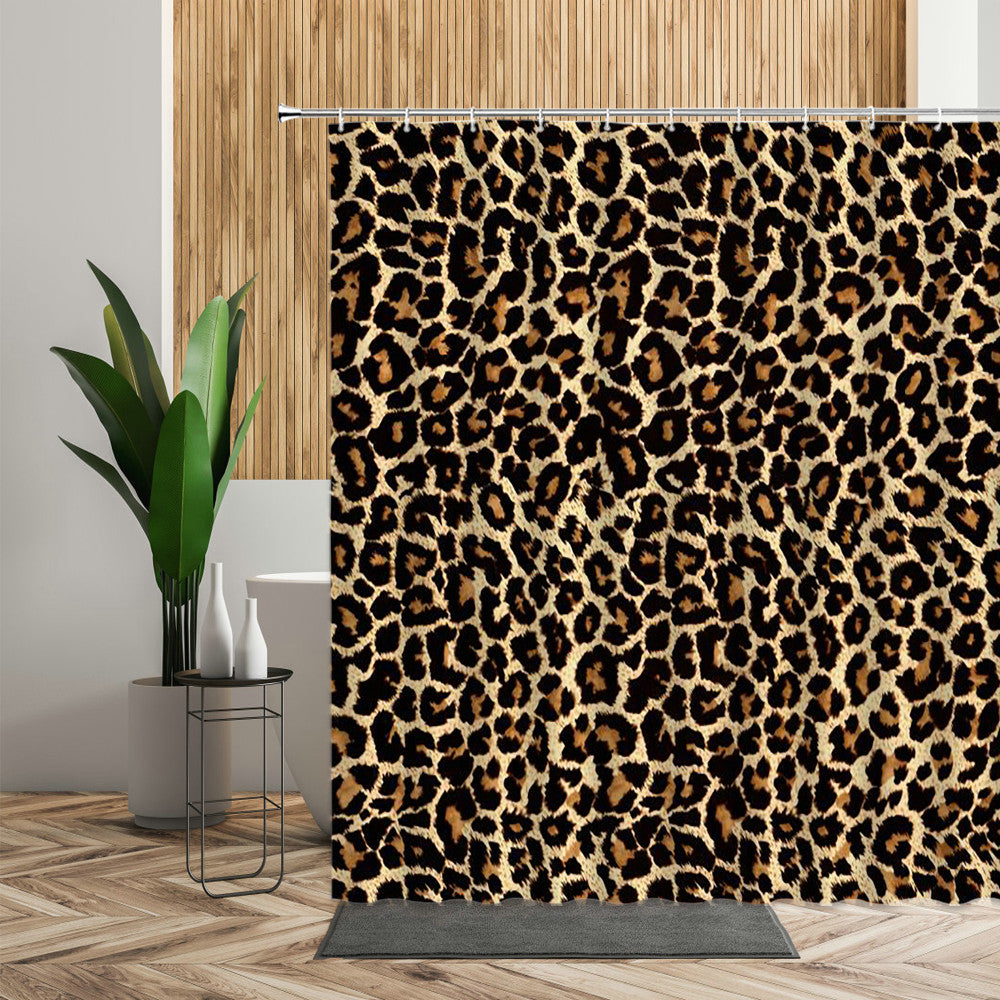 Rideau De Douche Leopard