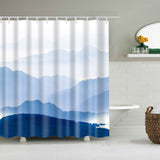 Rideau De Douche Montagnes 3D