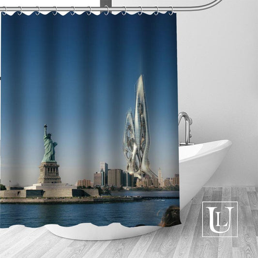 Rideau De Douche New York Statue De La Liberté