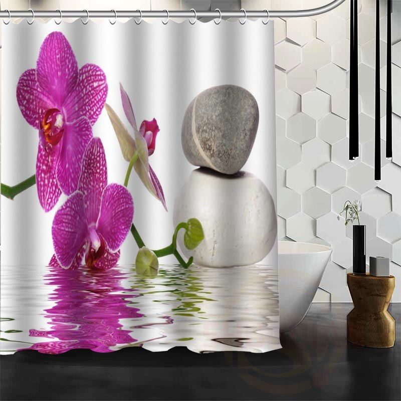 Rideau De Douche Orchidée