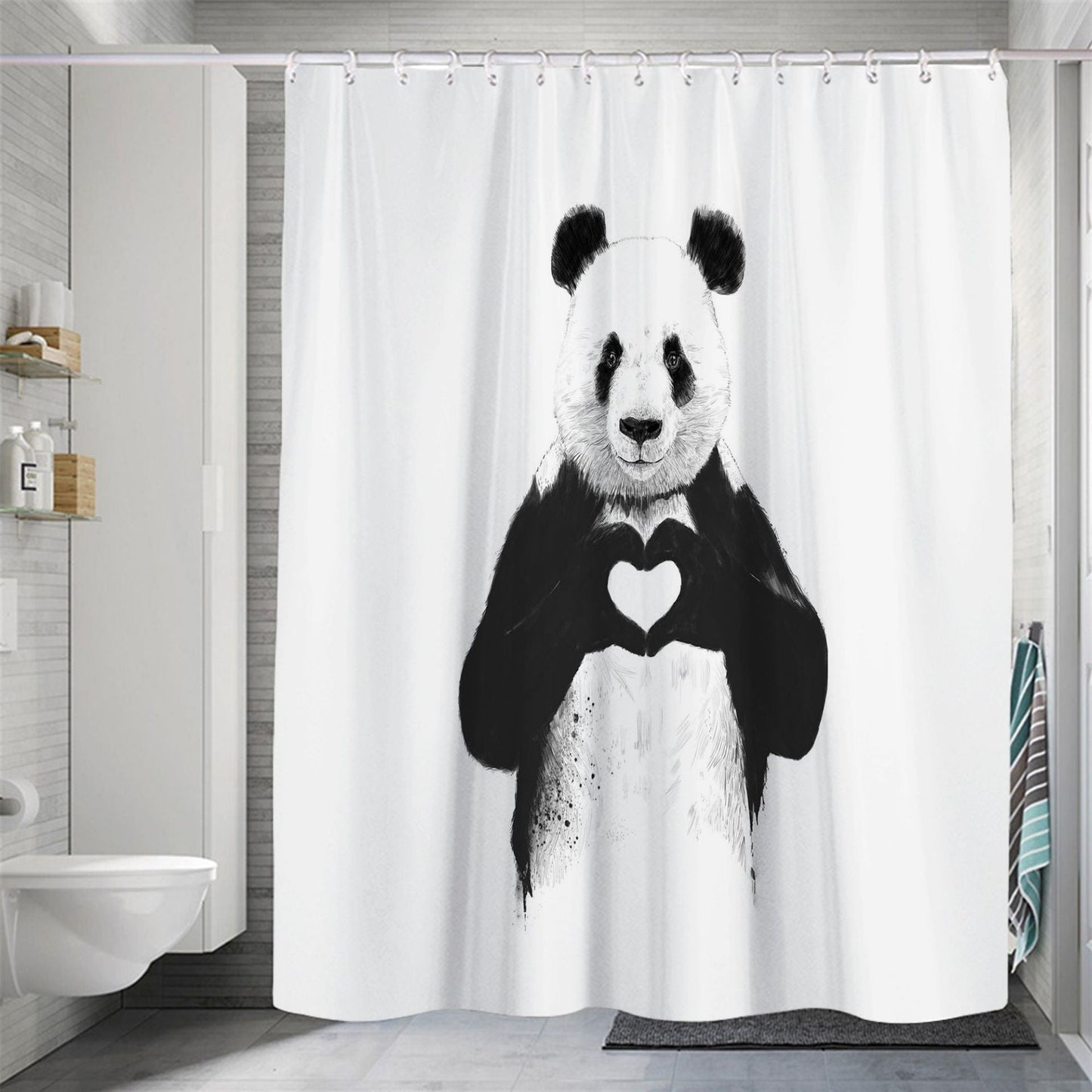 Rideau De Douche Panda