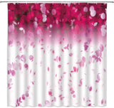 Rideau De Douche Pétales Fushia