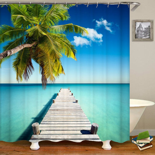 Rideau De Douche Plage