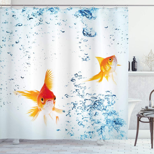 Rideau De Douche Poisson Rouge