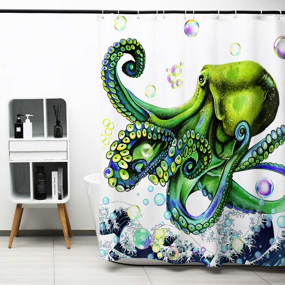 Rideau De Douche Poulpe