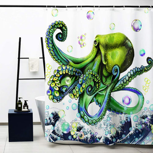 Rideau De Douche Poulpe