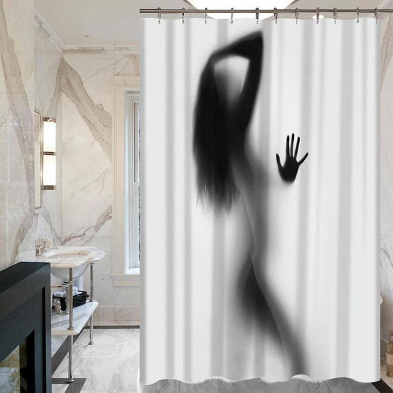 Rideau De Douche Silhouette Sexy