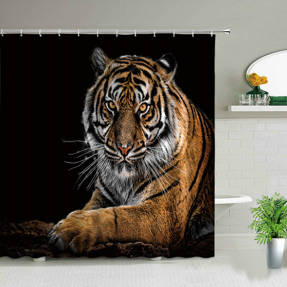 Rideau De Douche Tigre