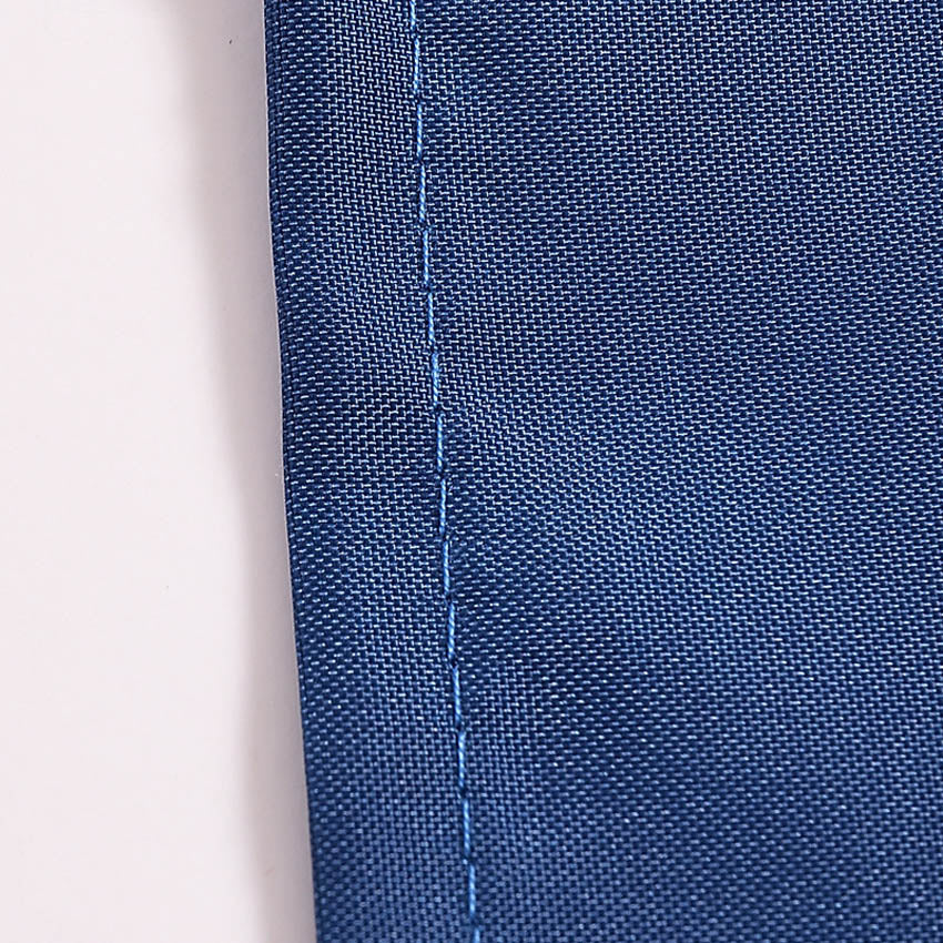 Rideau De Douche Tissu Bleu