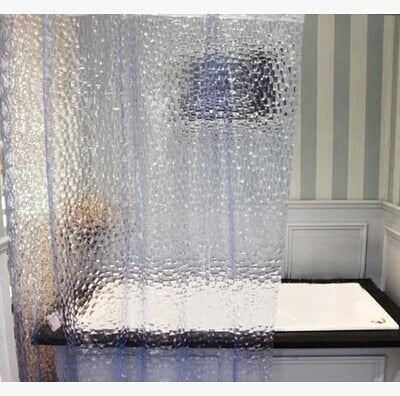 Rideau De Douche Transparent Avec Motif
