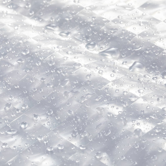 Rideau De Douche Transparent Carré