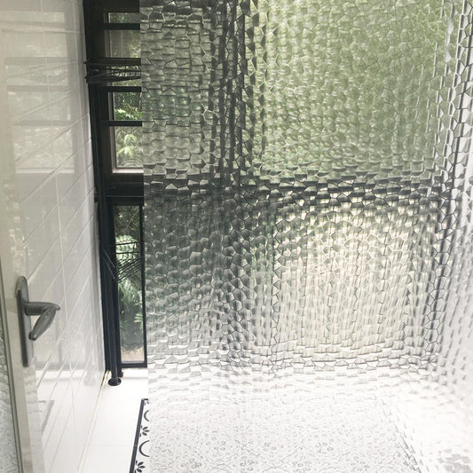 Rideau De Douche Transparent Épais
