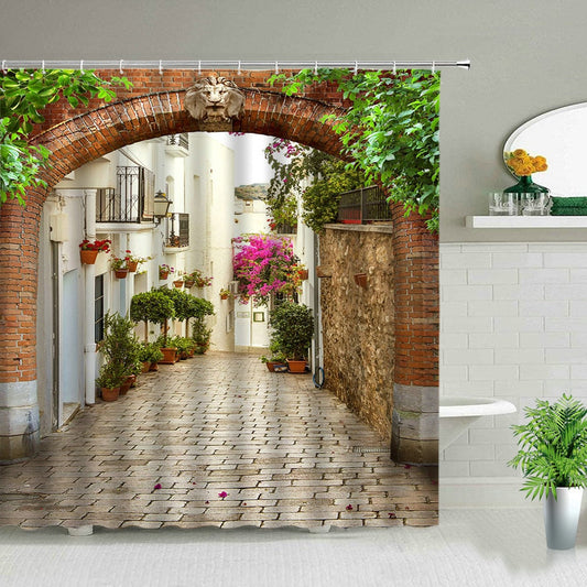 Rideau De Douche Trompe L Oeil