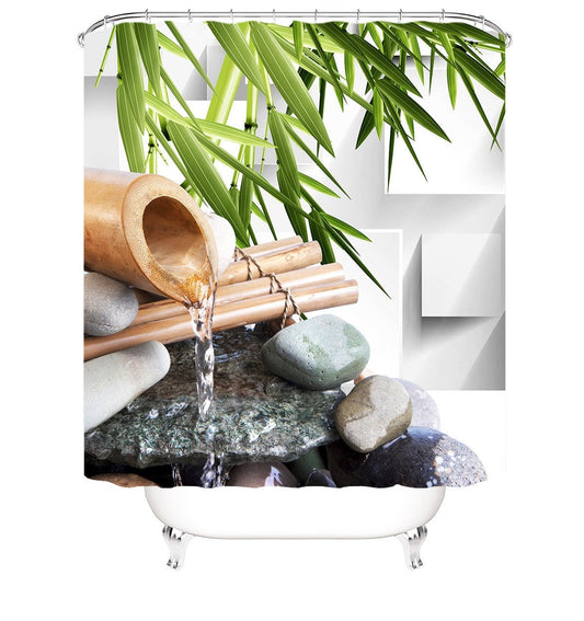 Rideau De Douche Zen Bambou